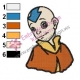 Aang Avatar The Last Airbender Embroidery Design 09